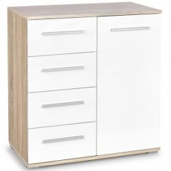 Шкаф LIMA KM-2 - Black Red White