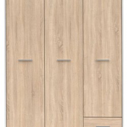 Трикрилен гардероб NEPO SZF3D2S - Dulapuri