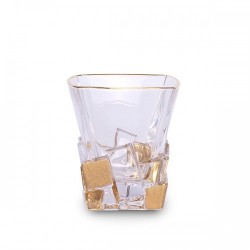 Кристални чаши за уиски Bohemia Crack Golden Ice 6 броя 310 мл - Ustensile de bucătărie