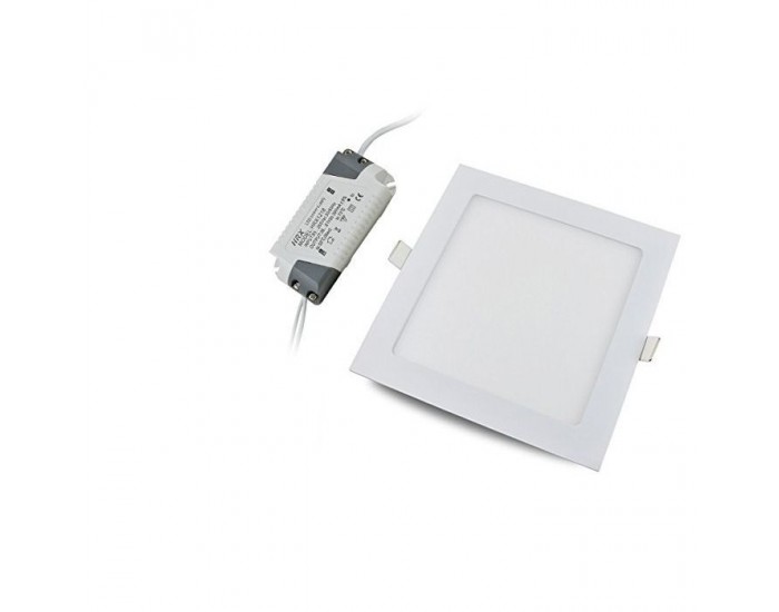 LED панел, квадрат, 12W, 220V с включен драйвър