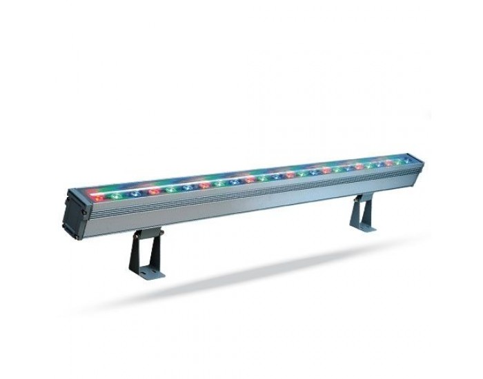 LED фасаден прожектор Трикольор с дължина 1м, 36W, клас A