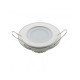 Стъклен LED панел, кръг, 6W, AC220V или DC12V