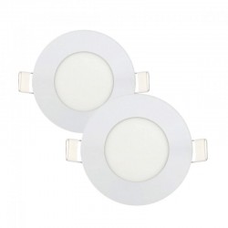 Комплект 2 броя LED панел, кръг, 6W, 220V или 12V с включен драйвър - Dianid