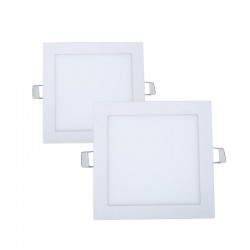 Комплект 2 броя LED панел, квадрат, 25W, 220V с включен драйвър - Dianid