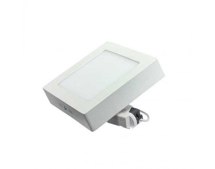 LED панел за външен монтаж, квадратен, 12W с включен драйвър