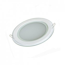 Стъклен LED панел, кръг, 18W, AC220V или DC12V - Decorațiuni