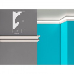 Корниз за скрито LED осветление L07 - Dianid