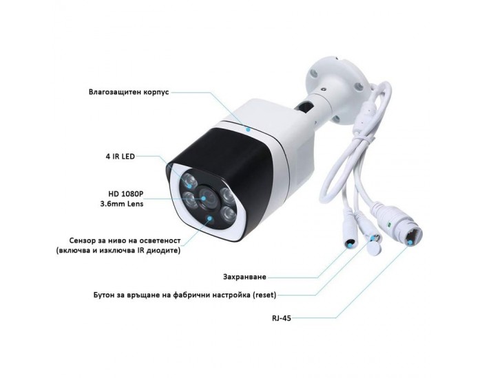 WIFI камера за външен монтаж