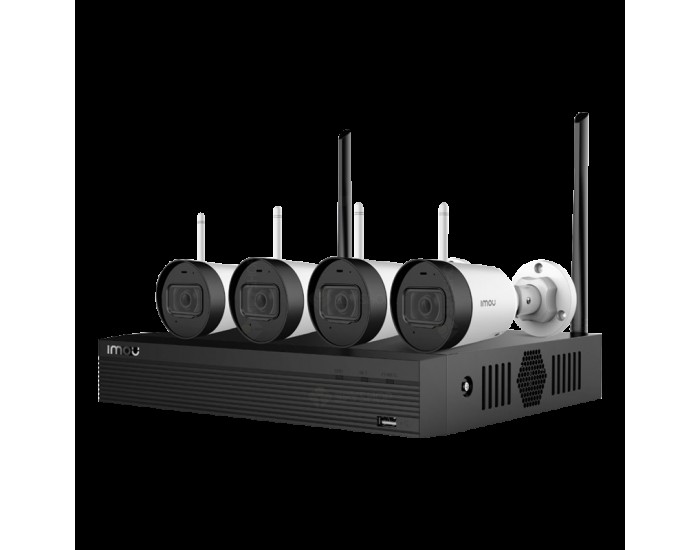 Комплект за видеонаблюдение DAHUA WI-FI KIT/NVR1104HS-W-4KS2/4-G22-IMOU