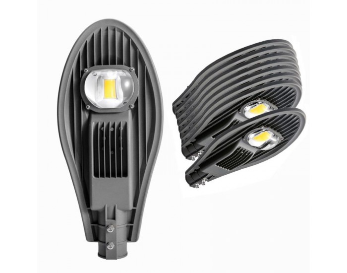 10 броя LED лампи за улично осветление, 50W