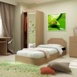 Детска стая за матраци 82/190 Buratino-dst, дъб амбер - Seturi mobilier pentru copii