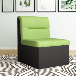 Фотьойл Zhanet-dst, черно и зелено - Mobilier tapițat