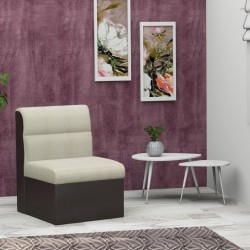 Фотьойл Janet-dst, венге кожа+бежово - Mobilier tapițat