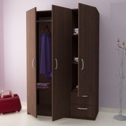 Трикрилен гардероб G 12-dst, венге - Dulapuri