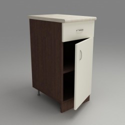 Кухненски модул MK-41 dst, 900/400/600-480, венге и бежово - Bucătării modulare