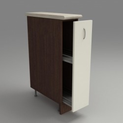 Кухненски модул MK-59 dst, 900/150/600-480, венге и бежово - Bucătării modulare