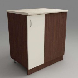 Кухненски модул MK-48 dst, 900/900/600-480, венге и бежово - Bucătării modulare