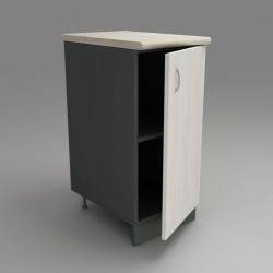 Кухненски модул MK-40 dst, 900/300/600-480, антрацид и бял дъб - Bucătării modulare