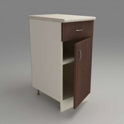 Кухненски модул MK-41 dst, 900/400/600-480, бежово и венге - Bucătării modulare