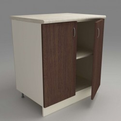 Кухненски модул MK-46 dst, 900/650/600-480, бежово и венге - Bucătării modulare