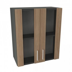 Кухненски модул MK-6 dst, 700/600/300, антрацид и дъб амбер - Bucătării modulare