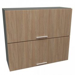 Кухненски модул MK-13 dst, 700/800/300, антрацит и дъб амбер - Bucătării modulare