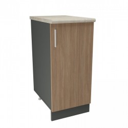 Кухненски модул MK-40 dst, 900/450/600-480, антрацит и дъб амбер - Bucătării modulare
