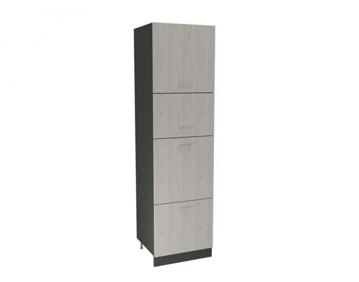 Кухненски модул MK-67 dst, 2200/600/580, антрацид и бял дъб
