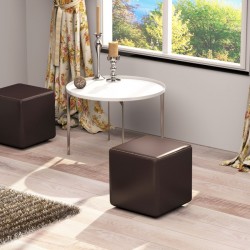 Табуретка Krasi-dst, кожа венге - Mobilier tapițat