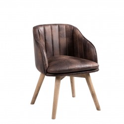 Стол EX Home модел Feria Antik, кафяв - EX Home