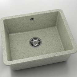Мивка за долно вграждане Vanguard 221, Granicite, 210 Pewter, с включен сифон - Chiuvete