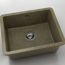 Мивка за долно вграждане Vanguard 221, Granicite, 330 Walnut Toffee , с включен сифон  - Chiuvete