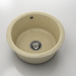Кръгла мивка Classic 206, Granicite, 130 Calahari, с включен сифон - Chiuvete