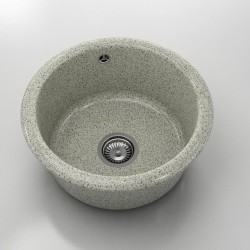 Кръгла мивка Classic 206, Granicite, 170 Milki Way, с включен сифон - Chiuvete