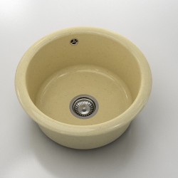 Кръгла мивка Classic 206, Granicite, 232 Sunny Bay,  с включен сифон - Chiuvete