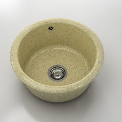 Кръгла мивка Classic 206, Granicite, 360 Madara, с включен сифон - Chiuvete