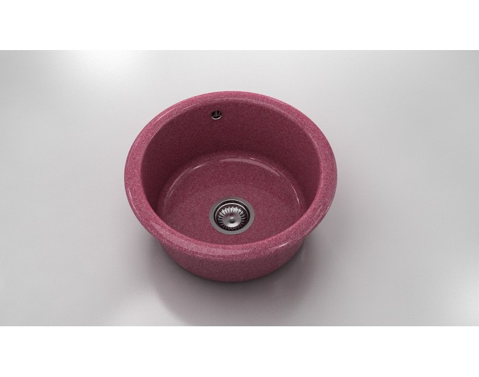 Кръгла мивка Classic 206, Granicite, 460 Violet, с включен сифон