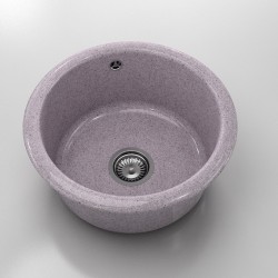 Кръгла мивка Classic 206, Granicite, 559 Morning Glory,  с включен сифон - Chiuvete