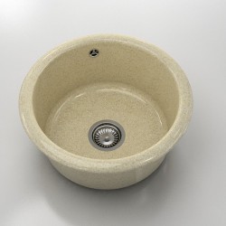 Кръгла мивка Classic 206, Granicite, 950 Plovdiv,  с включен сифон - Chiuvete