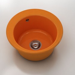 Мивка Classic 220, Polymer marble, 16 Оранж, с включен сифон - Chiuvete