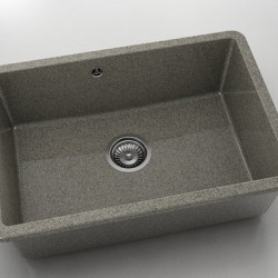 Мивка за долно вграждане Vanguard 236, Granicite, 940 Space gray, с включен сифон - Chiuvete