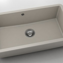 Мивка за долно вграждане Vanguard 232, Fat Granite, 1003 Бежов, с включен сифон - Chiuvete