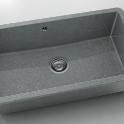 Мивка за долно вграждане Vanguard 232, Granicite, 251 City Grey, с включен сифон - Chiuvete