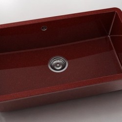 Мивка за долно вграждане Vanguard 232, Granicite, 530 Firebrick, с включен сифон - Chiuvete