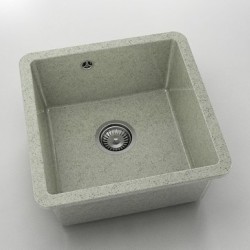 Мивка за долно вграждане Vanguard 222, Granicite, 210 Pewter, с включен сифон - Chiuvete