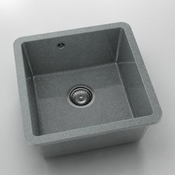 Мивка за долно вграждане Vanguard 222, Granicite, 251 City Grey, с включен сифон - Chiuvete