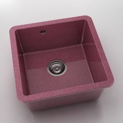 Мивка за долно вграждане Vanguard 222, Granicite, 460 Violet, с включен сифон - Chiuvete
