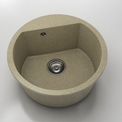 Кръгла мивка Vanguard 223, Granicite, 134 Sahara, с включен сифон - Chiuvete