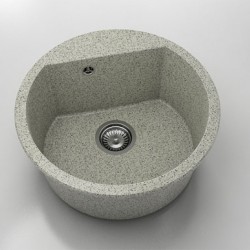 Кръгла мивка Vanguard 223, Granicite, 170 Milki Way, с включен сифон - Chiuvete
