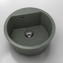 Кръгла мивка Vanguard 223, Granicite, 230 Rosetta Stone, с включен сифон - Chiuvete